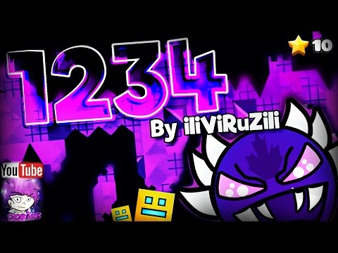 EIGHTO REMIX!? "1234" 100% COMPLETE By iIiViRuZiIi! [VERY HARD DEMON] | Geometry Dash [2.1] - Dorami