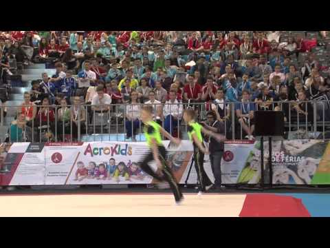 Sam Large and Hector Kinghorn Maia Acrobatic Gymnatic 2015 11-16 Mens Pair Dynamic