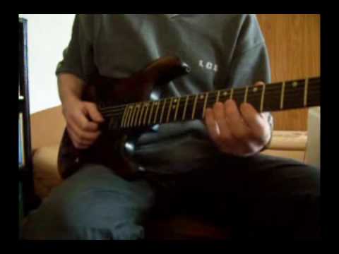 J.V.Senior - Guitar lick over two strings