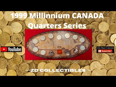 1999 Millennium CANADA series quarters