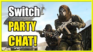 How to Switch to PARTY Chat from GAME CHAT in Modern Warfare 2 (Fast Tutorial)