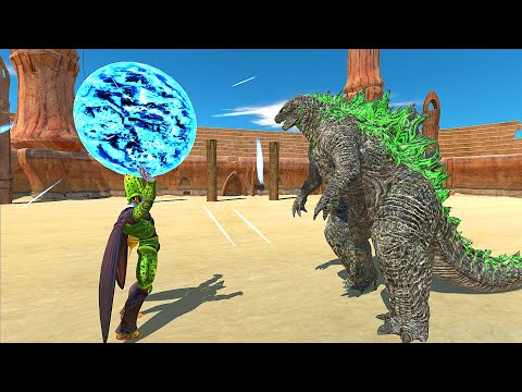CELL PERFECT vs GODZILLA 2023 - Animal Revolt Battle Simulator