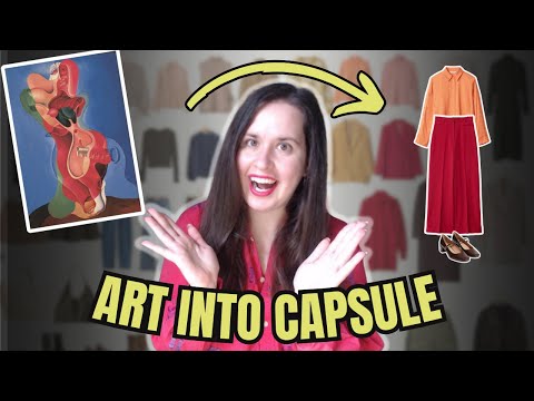 Create a colourful capsule wardrobe *step by step* | Art-inspired capsule ep.1