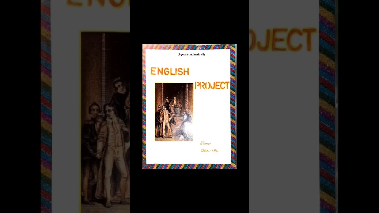English Literature + English Language Project (For Class 10) #icse #english #literature #grammar