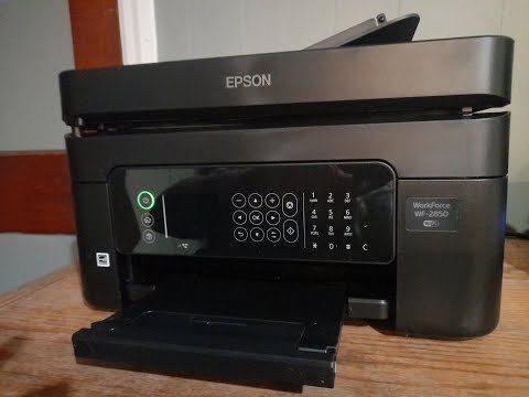 Epson Work force 2850 All in one Fax scanner Copy print low ink cost effective 4 small Business use