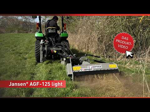 Jansen® AGF-125 LIGHT Böschungsmulcher – leichte Ausführung für Traktoren ab 24 PS