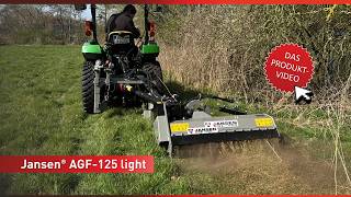 Jansen AGF-125 - 125cm priekopový mulčovač, ľahký