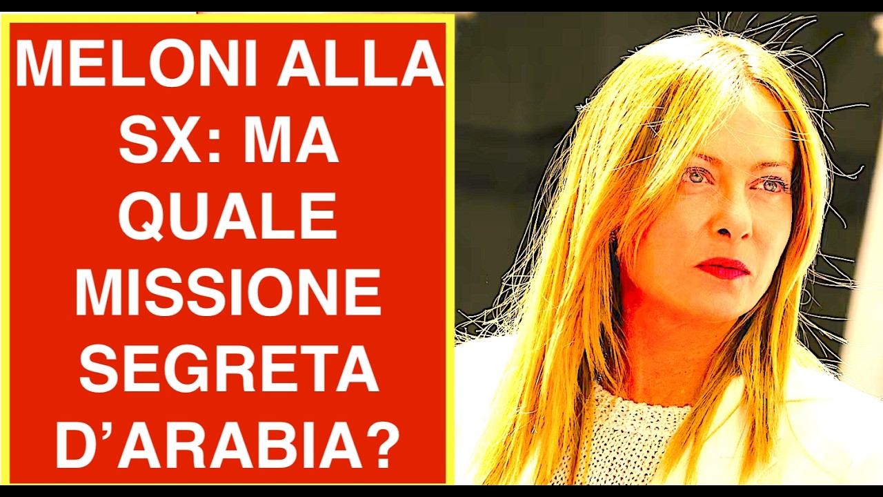 MELONI: MA QUALE MISSIONE SEGRETA? RESPINGE LE ACCUSE DELL'OPPOSIZIONE
