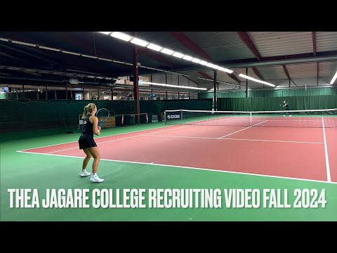 Thea Jagare College recruitment video Fall of 2024