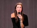 Allison singing "Hallelujah" by Leonard Cohen.