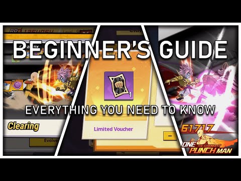 Beginner's Guide (EVERYTHING YOU NEED TO KNOW!) | One Punch Man The Strongest Global