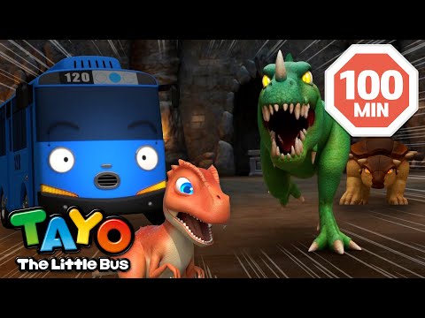Tayo English Episodes | Watch out for Dinosaurs! | Tayo's Dino Kingdom Adventure | Tayo Episode Club