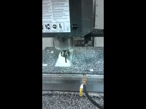 Haas cnc vf2ssyt 2012 cuts delrin