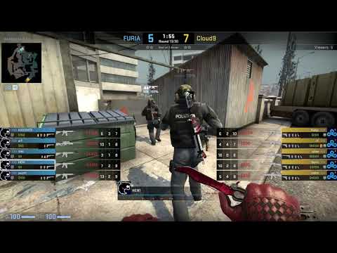 CS:GO POV Demo FURIA HEN1 (34/24) vs Cloud9 (de_overpass)
