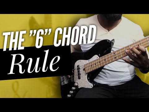 The "6" Chord Rule & How to Play | Bass Guitar Lesson