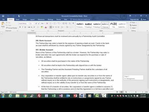 Moving through Text in Word