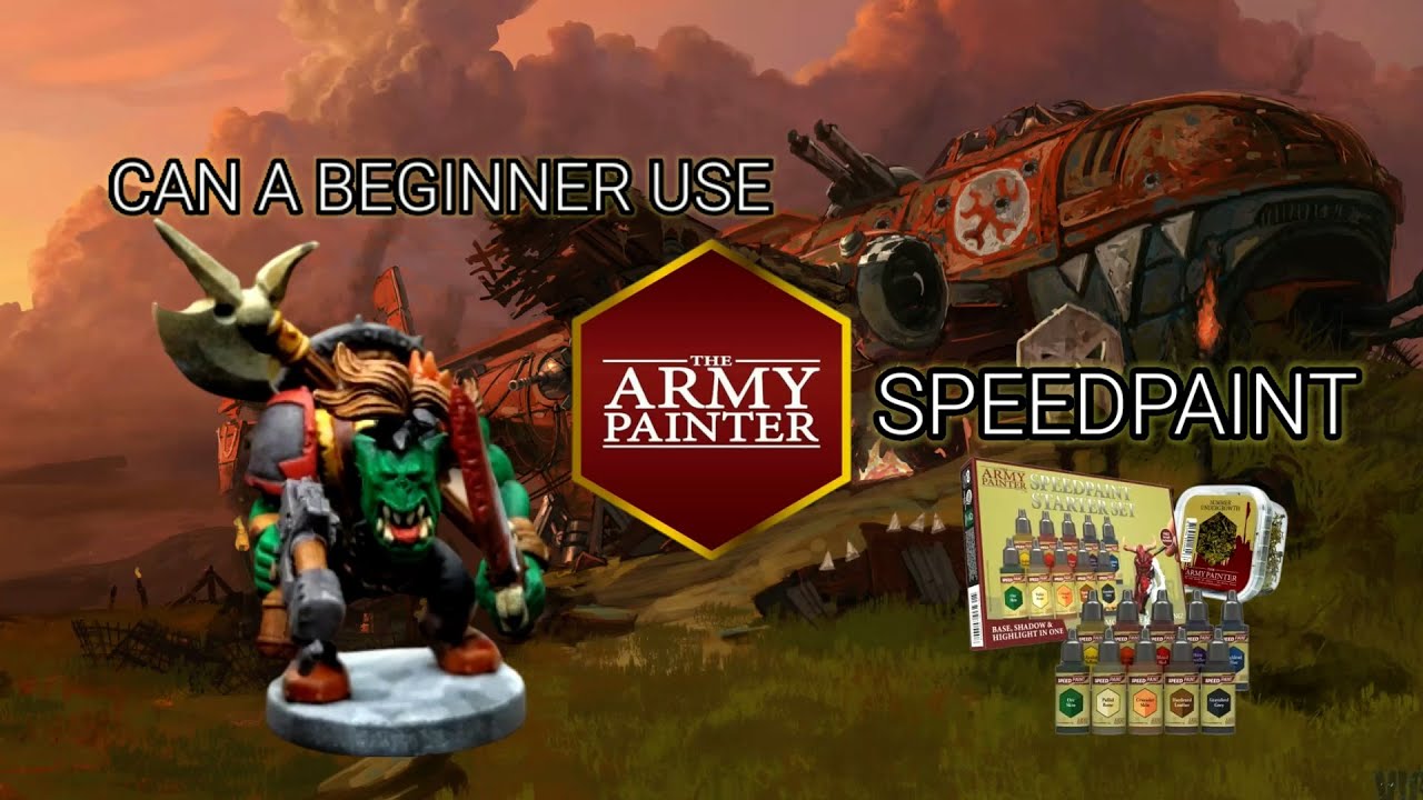 Unboxing, Review and Tutorial of Army Painter Speedpaint Starter Set for Beginners