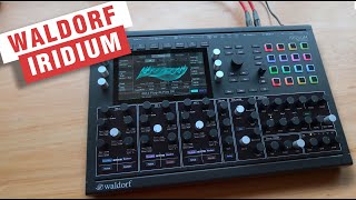 Video thumbnail for Waldorf Iridium Synthesizer: Unboxing & Fun by Doctor Mix