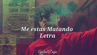 Aleman - Me estas matando letra