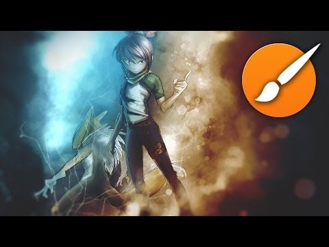 Digimon Tamers Speedpainting | Ruki & Renamon