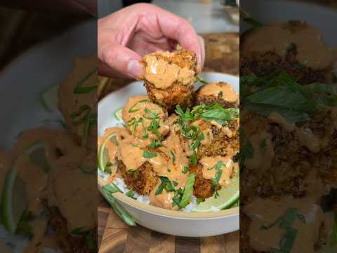 Crispy Salmon Bites! #icekarim