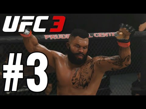 UFC 3 Career Mode Walkthrough Part 3 - WE BROKE HIS LEG!