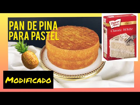 Pan de Piña para pastel| Modificado | El mejor