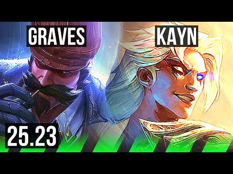 GRAVES vs KAYN (JGL) | 12/2/7, Legendary | KR Master | 25.23