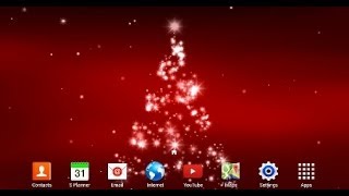Christmas Live Wallpaper Full Android App Review and Demo