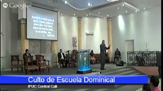 LA IDOLATRIA  PREDICA MISIONERO PASTOR REINEL GALVIS.   IPUC  CENTRAL CALI.