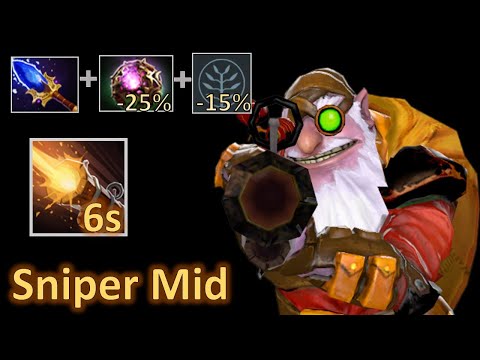 Sniper Mid Aghanim's Scepter + Octarine Core | Dota2  New Meta Highlights