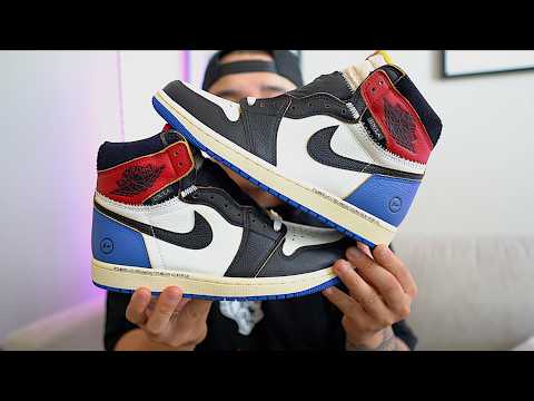 WATCH BEFORE YOU BUY! UNION LA JORDAN 1 FRAGMENT VARSITY RED