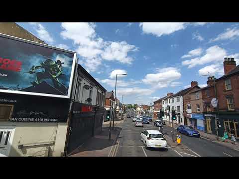 Full Route of NCT Purple Line 87 to Arnold via Sherwood - YN14 MTJ 612.