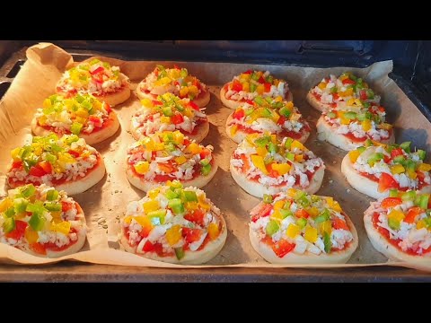 Fluffy Mini Pizzas