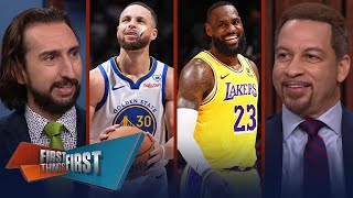 Lakers underdogs vs Pelicans, Warriors on Upset Alert vs Kings in Play-In | NBA | FIRST THINGS FIRST