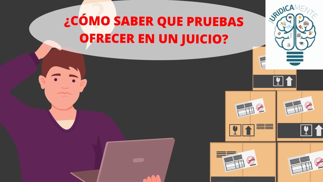 ¿CÓMO SABER QUE PRUEBAS OFRECER EN UN JUICIO?