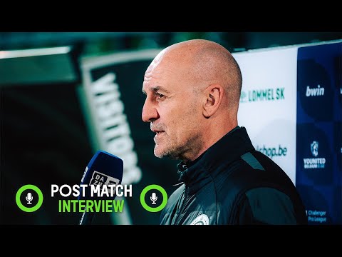 Interview Steve Bould after Lommel SK - RFC Luik (4-1).