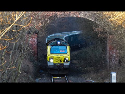 Freightliner Class 70 No. 70007 on 6H24 Guide Bridge Yard - Tunstead Sdgs on 08.03.21 - HD