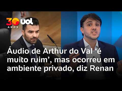 Renan Santos na Globo: Áudio de Arthur do Val ‘é muito ruim’, mas ocorreu em ambiente privado