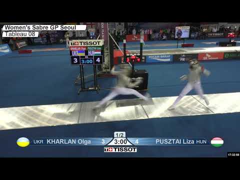 2019 468 T08 03 F S Individual Seoul KOR GP GREEN PUSZTAI HUN vs KHARLAN UKR