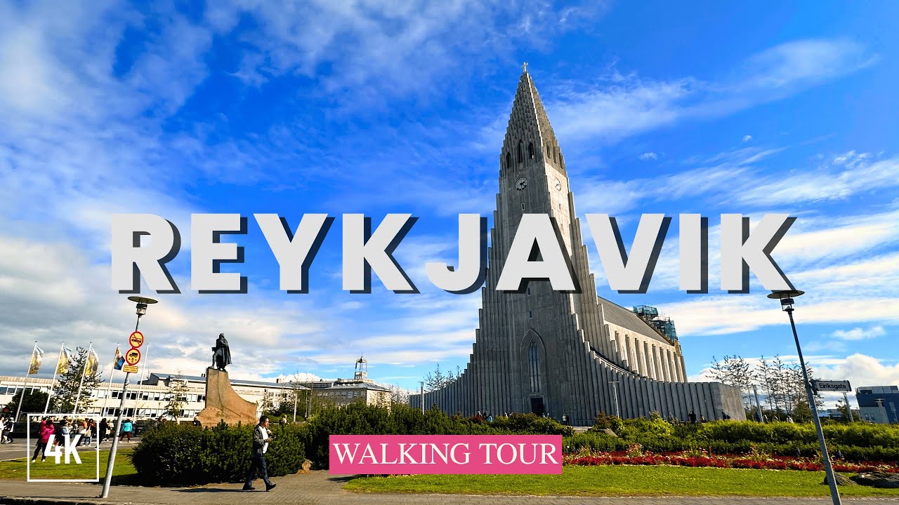 Reykjavik, Iceland | 2024 Summer Walking Tour | 4K