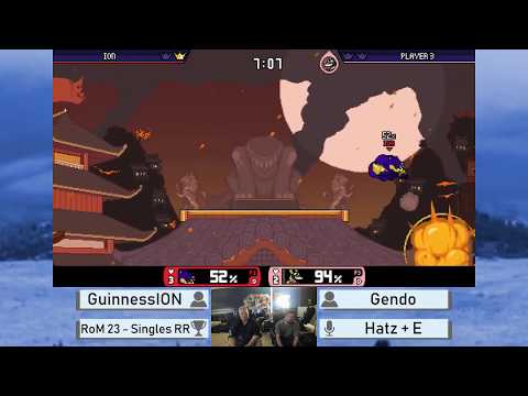 Rivals of Mondays #23 - eCSM|GuinnessION (Etalus) Vs. Gendo (Ori, Elliana) - Singles Round Robin