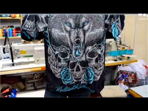 Sublimation printing on sports wear