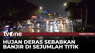 Download lagu Sejumlah Ruas Jalan di Jakarta Terendam Banjir Imbas Hujan Deras | tvOne mp3