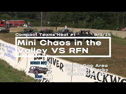 Compact Teams Heat #1 - Shade Gap Fire Dept Demo Derby 2025