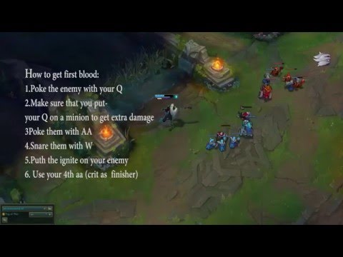 How to get first blood with Jhin | Jhin Early game powerspike