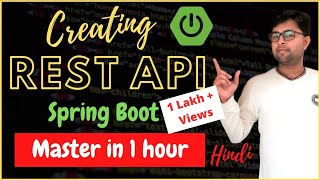 Spring boot 🔥🔥💯💯| Creating REST API using spring boot in one  video in Hindi