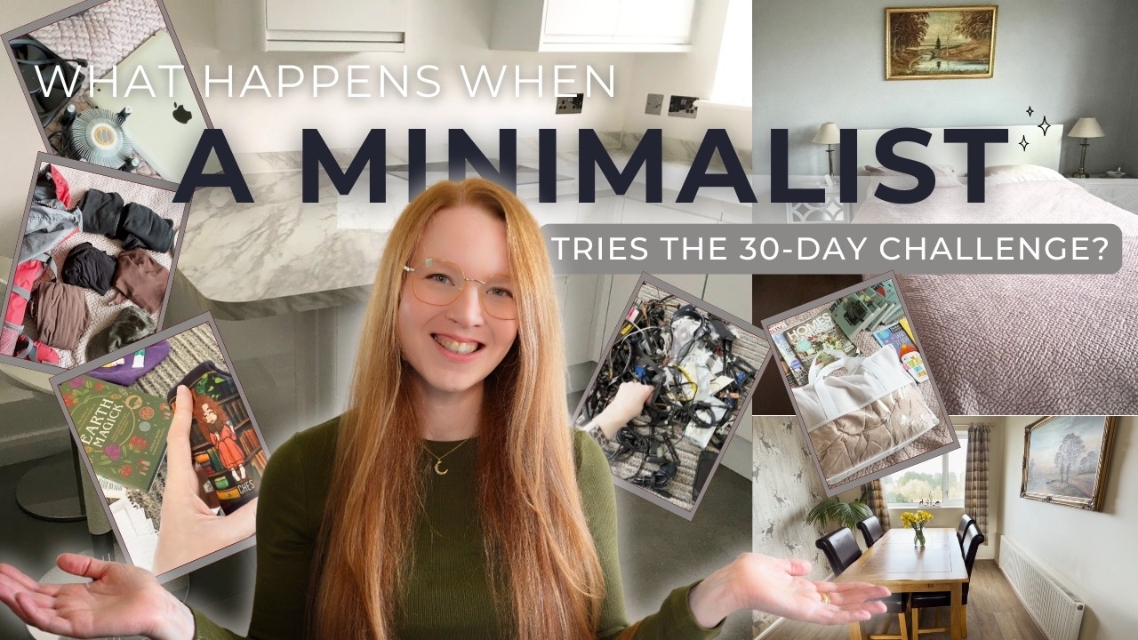 A Minimalist Tries the 30-Day Declutter Game | Decluttering 465+ items in a month