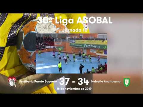 LIGA ASOBAL J10: Fertiberia Puerto Sagunto - Helvetia Anaitasuna 37-34