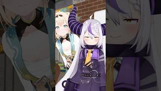 ラプラス・ダークネス - 【右左どっち】正反対の2人でゲーム！【ラプラス・ダークネス/風真いろは/ホロライブ】#shorts #いろはス